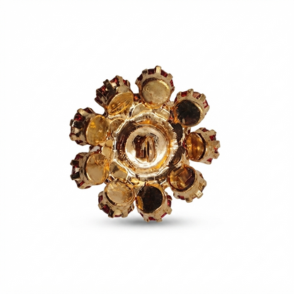 Floral Stone Button
