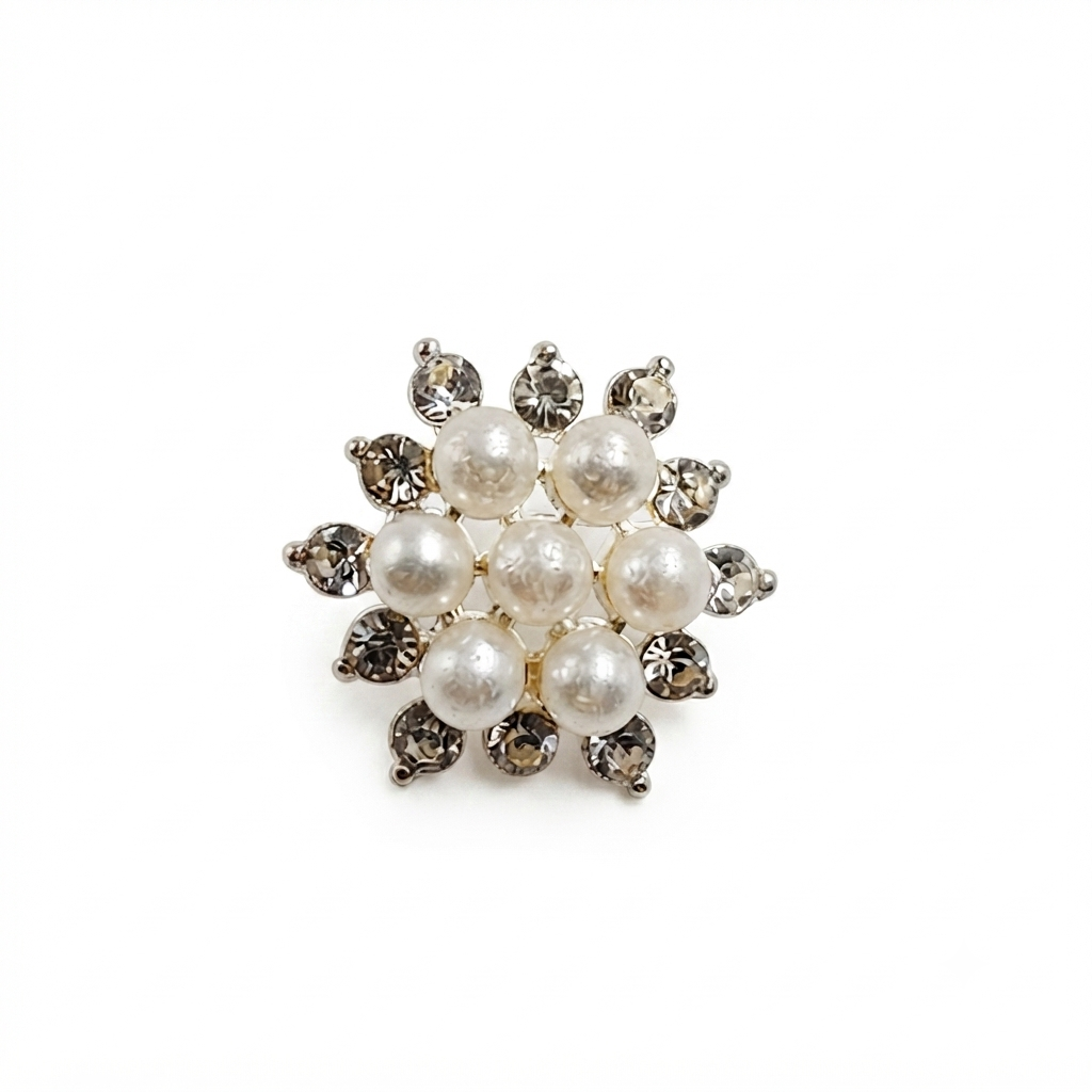 Fancy Pearl Button