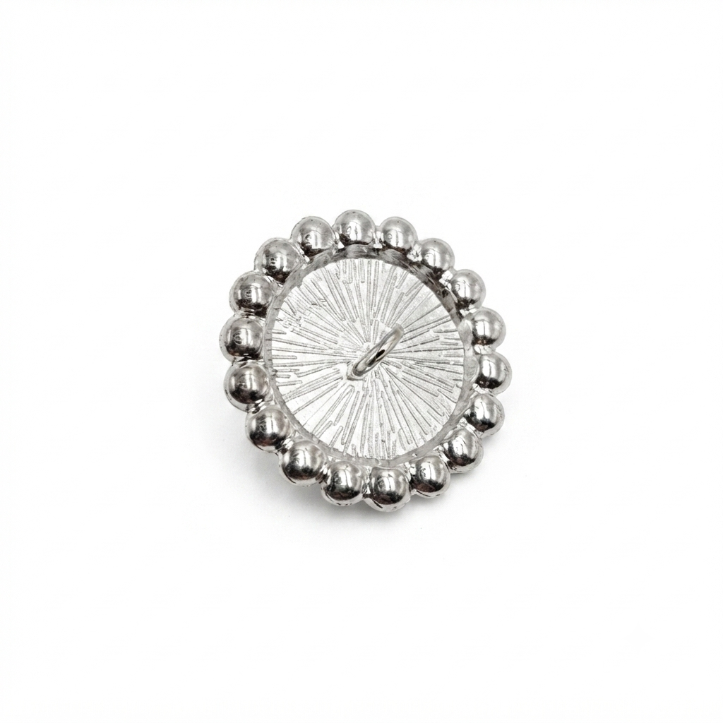Rhinestone Flower Button