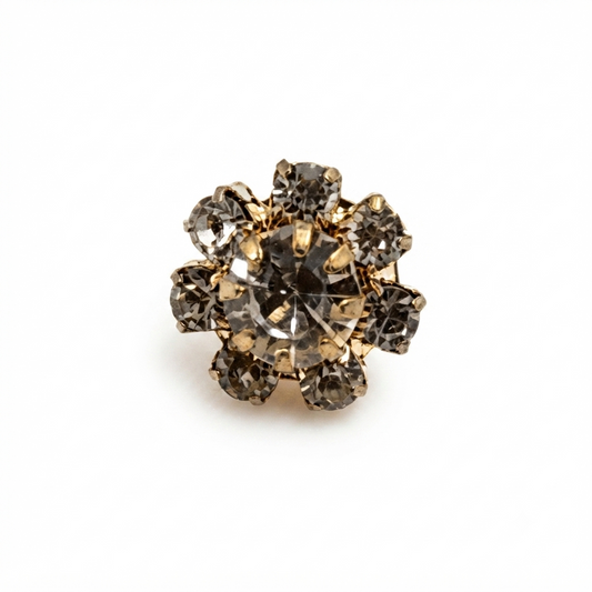 Fancy Crystal Button