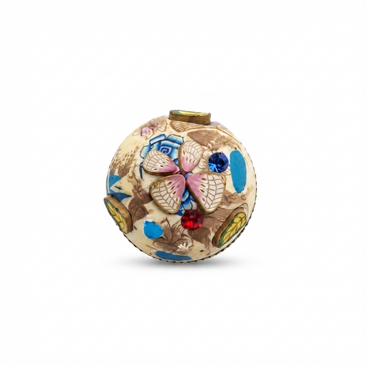 Unique Multicolor Flower Button
