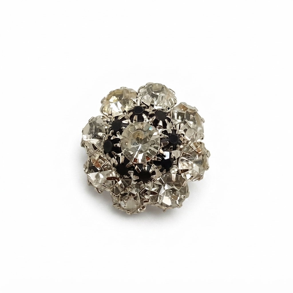 Embellished Rhinestone Button