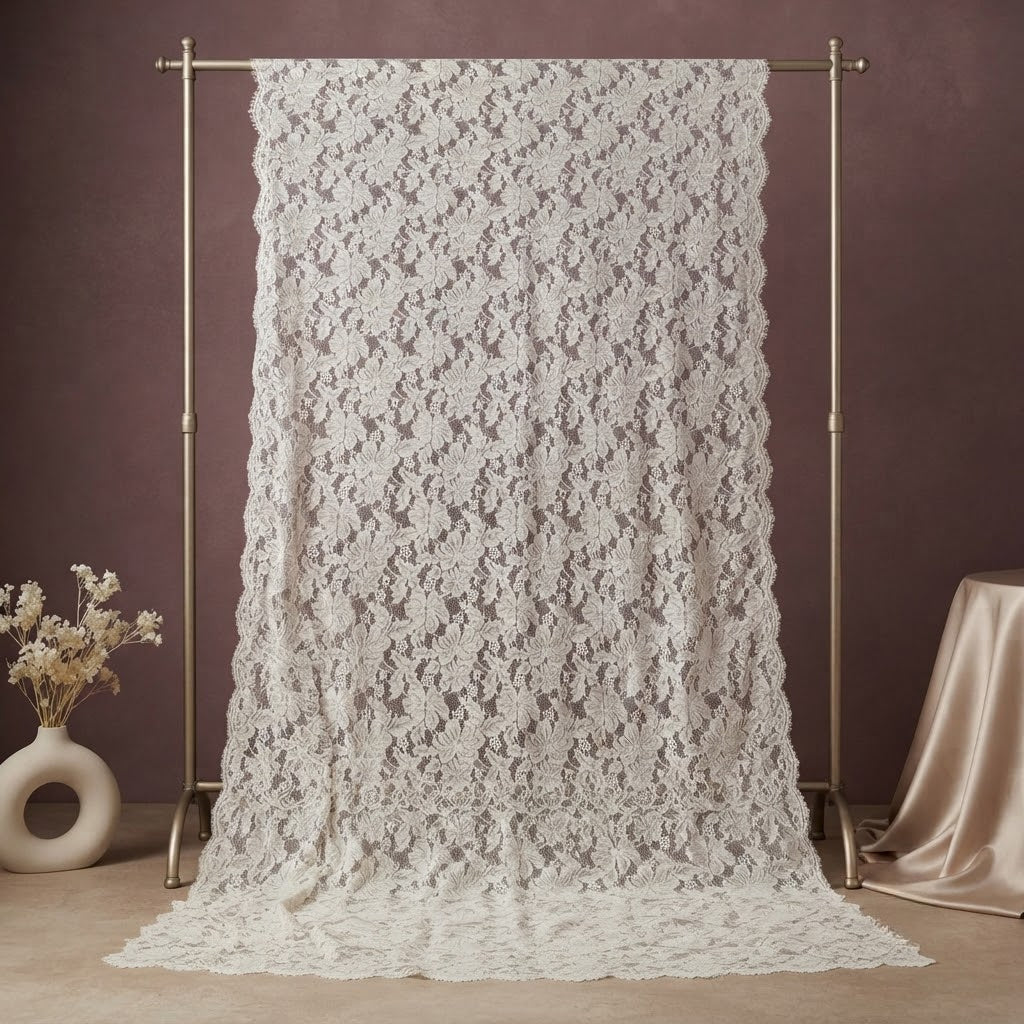 Luxury Eyelet Garment Fabric
