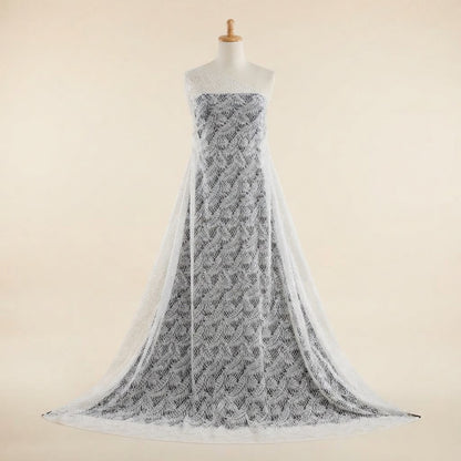 Floral Eyelet Fabric