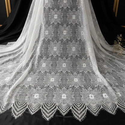 Embroidered Chantilly Fabric