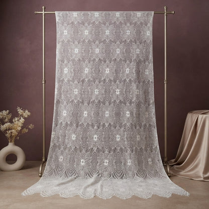 Embroidered Chantilly Fabric