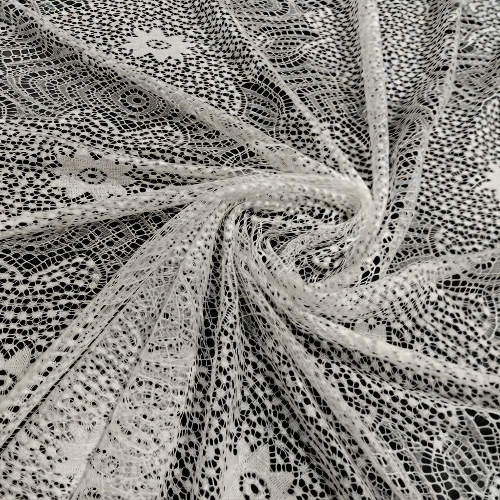 Embroidered Chantilly Fabric