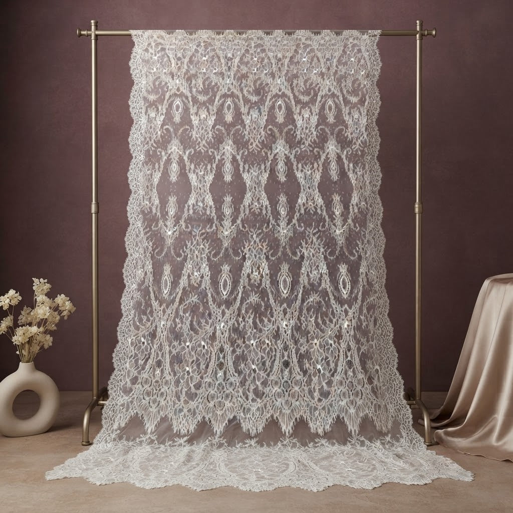 Modern Chantilly Fabric