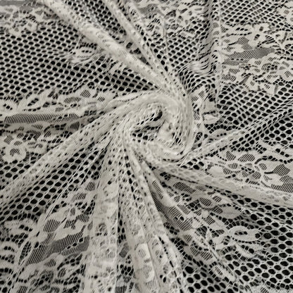 Premium Floral Eye Lace Fabric