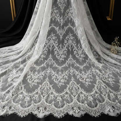 Floral Eyelet Fabric