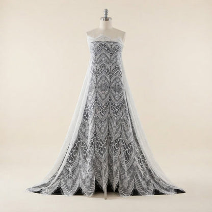 Floral Eyelet Fabric