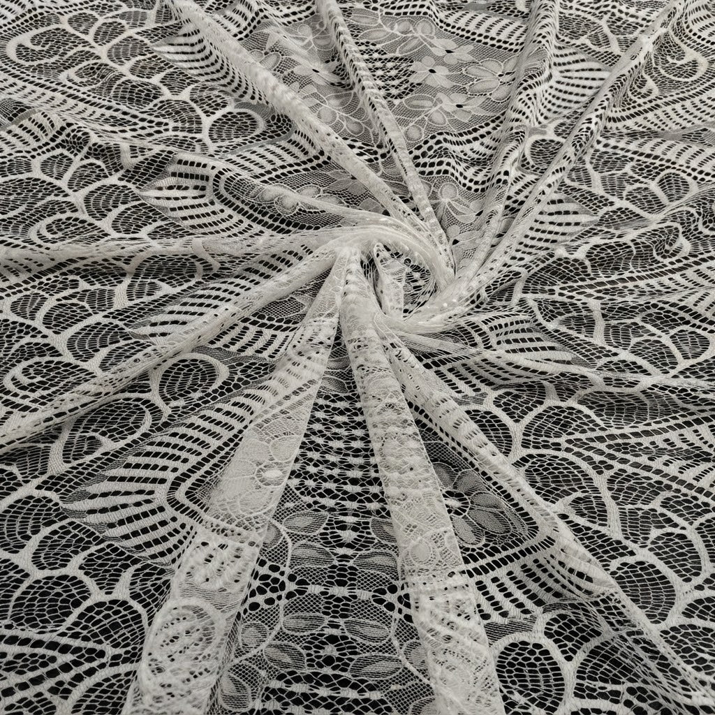 Floral Eyelet Fabric